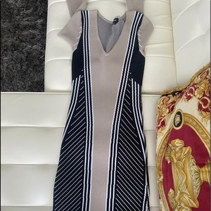 Bebe long sleeve knitted dress